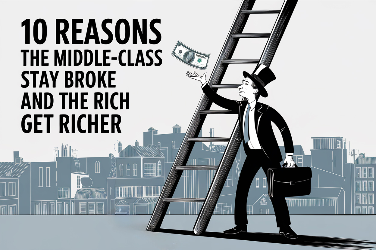 10 Reasons the Middle-Class Stay Broke and the Rich Get Richer