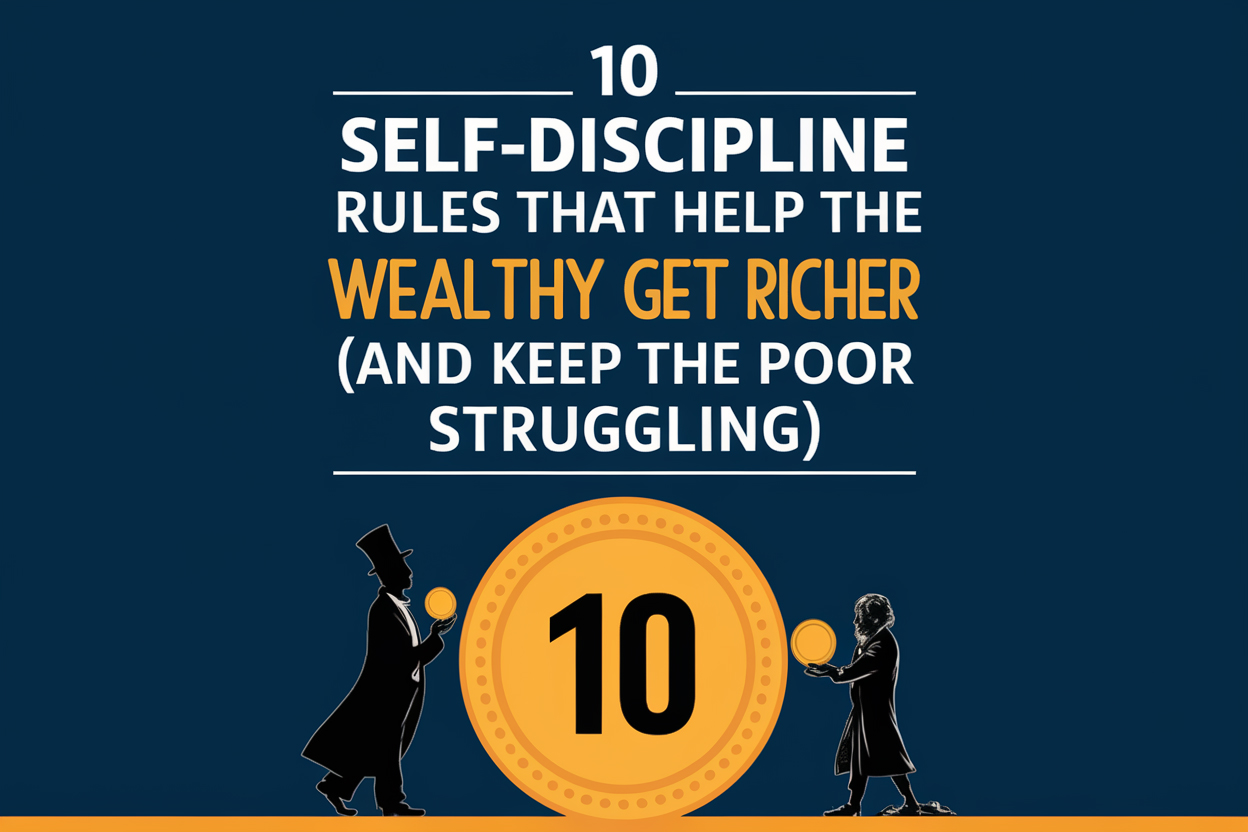 10 Self-Discipline Rules That Help the Wealthy Get Richer (And Keep the Poor Struggling)