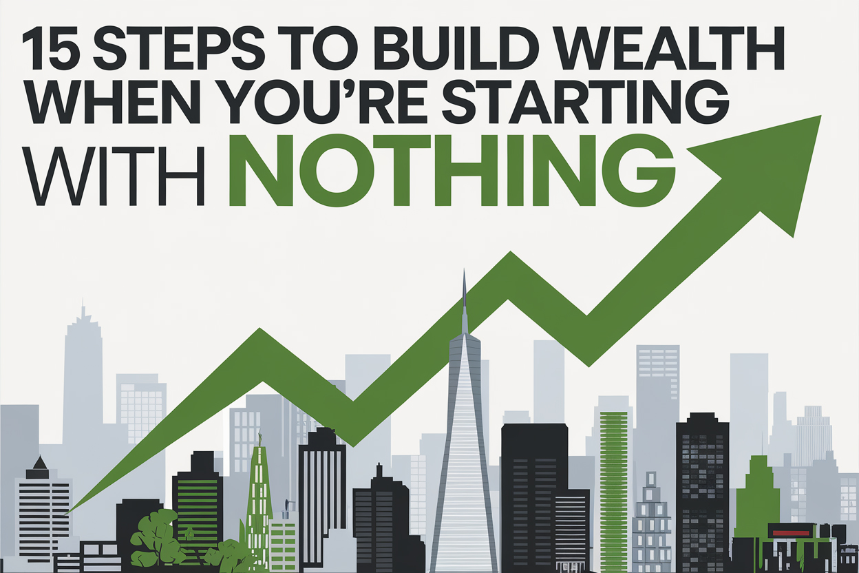 15 Steps to Build Wealth When You’re Starting With Nothing