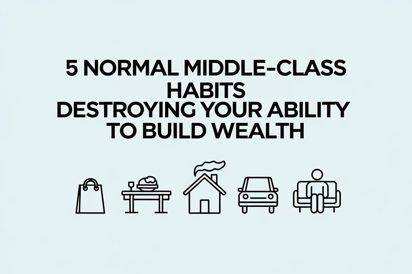 5 Normal Middle-Class Habits Destroying Your Ability to Build Wealth