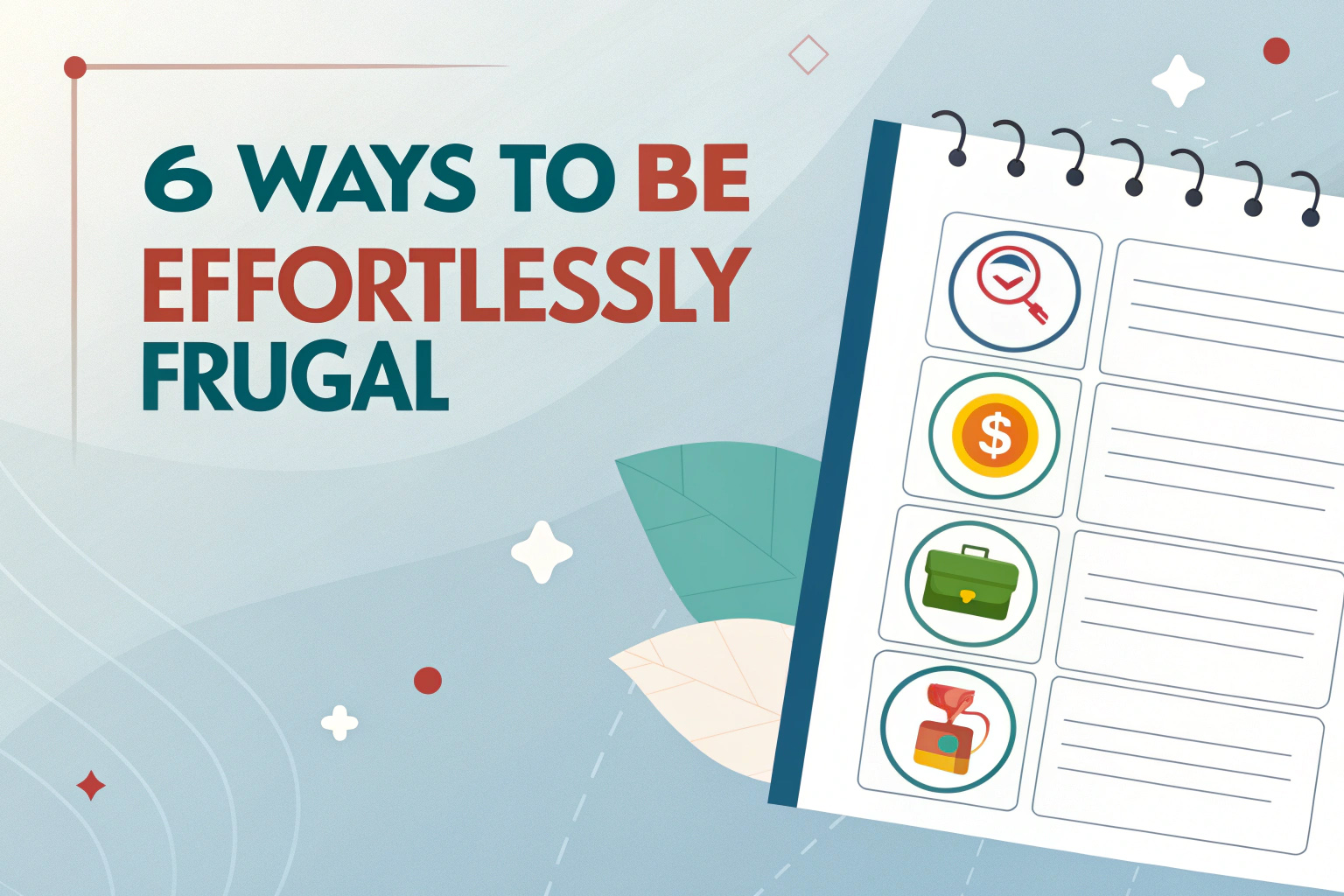 6 Ways to Be EFFORTLESSLY Frugal &#8211; FRUGAL LIVING TIPS