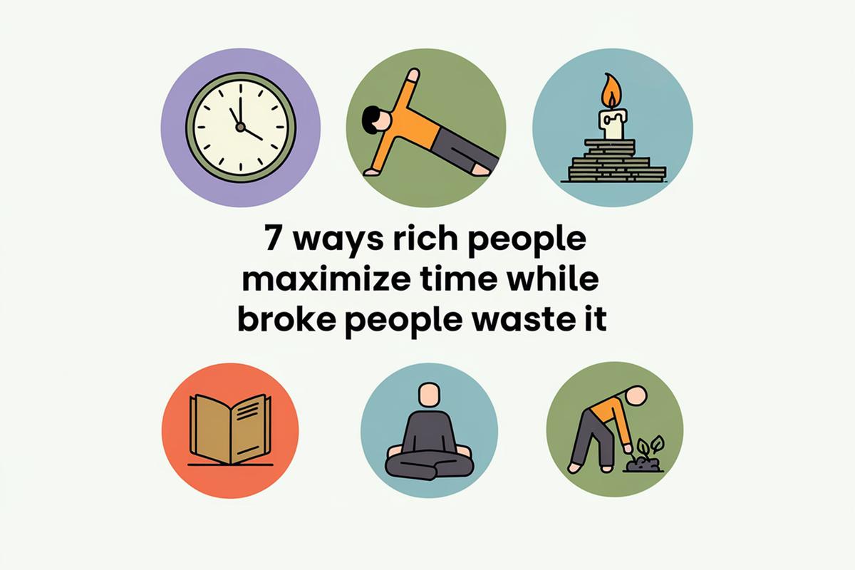 7 Ways Rich People Maximize Time While Broke People Waste It