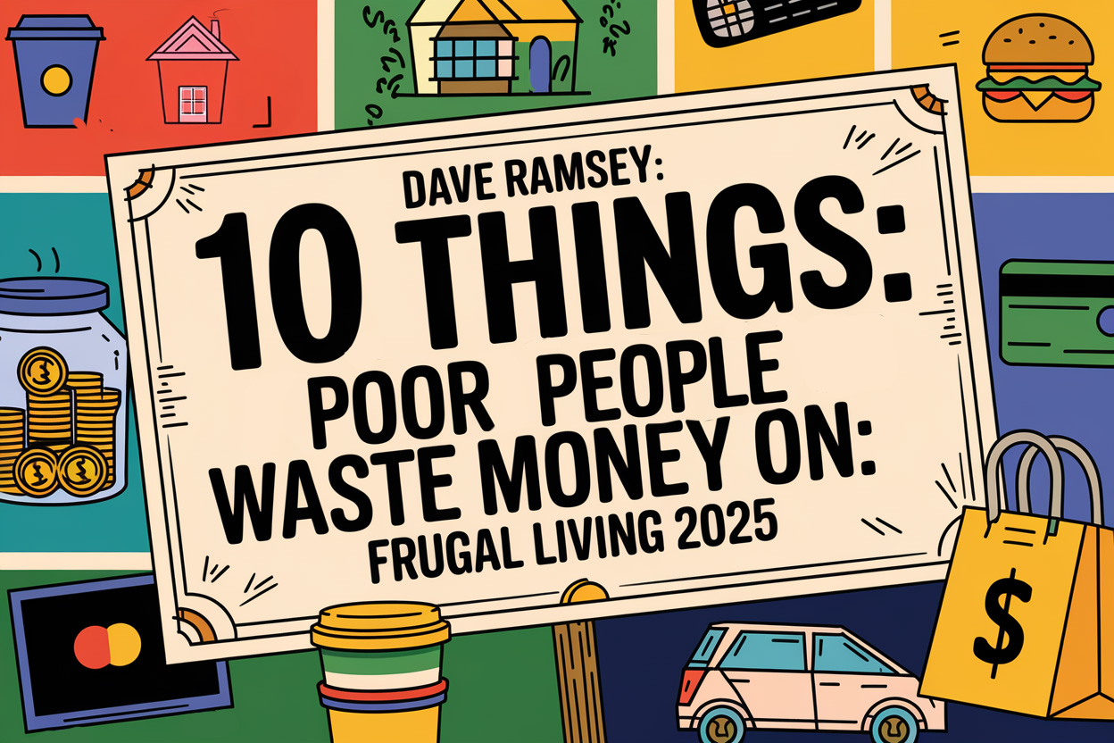 Dave Ramsey- 10 Things Poor People Waste Money On-Frugal Living 2025 (Financial Independence)