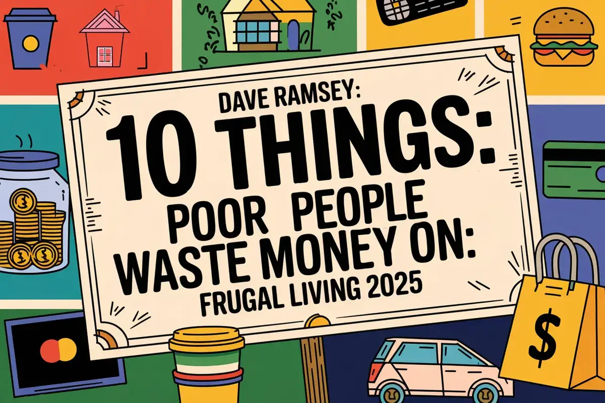 Dave Ramsey: 10 Things Poor People Waste Money On: Frugal Living 2025 (Financial Independence)