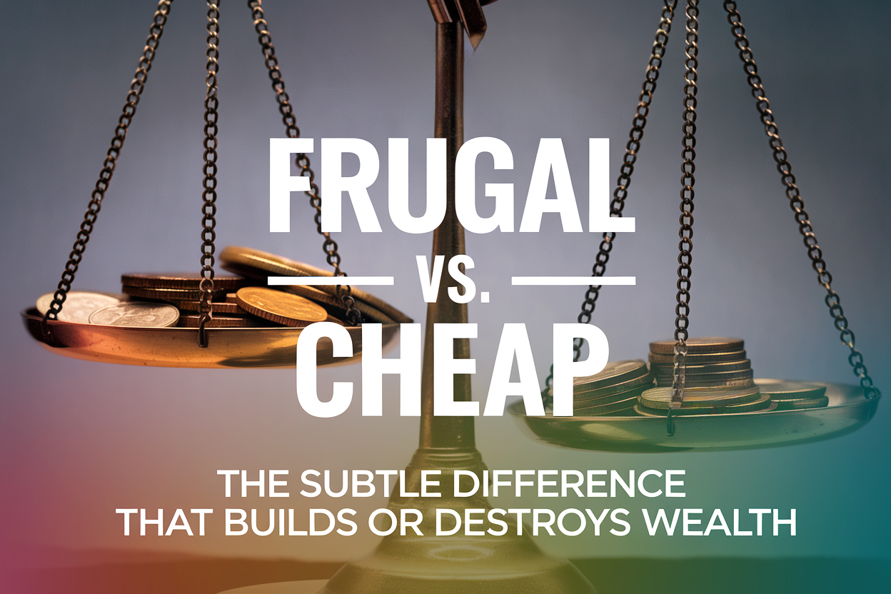 Frugal vs. Cheap The Subtle Difference That Builds or Destroys Wealth