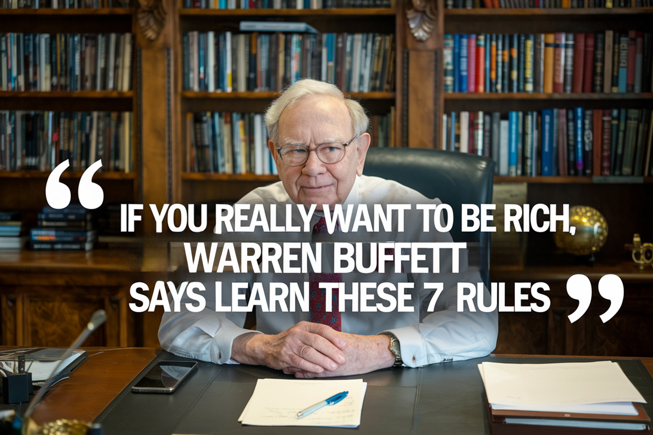 If You Really Want To Be Rich, Warren Buffett Says Learn These 7 Rules