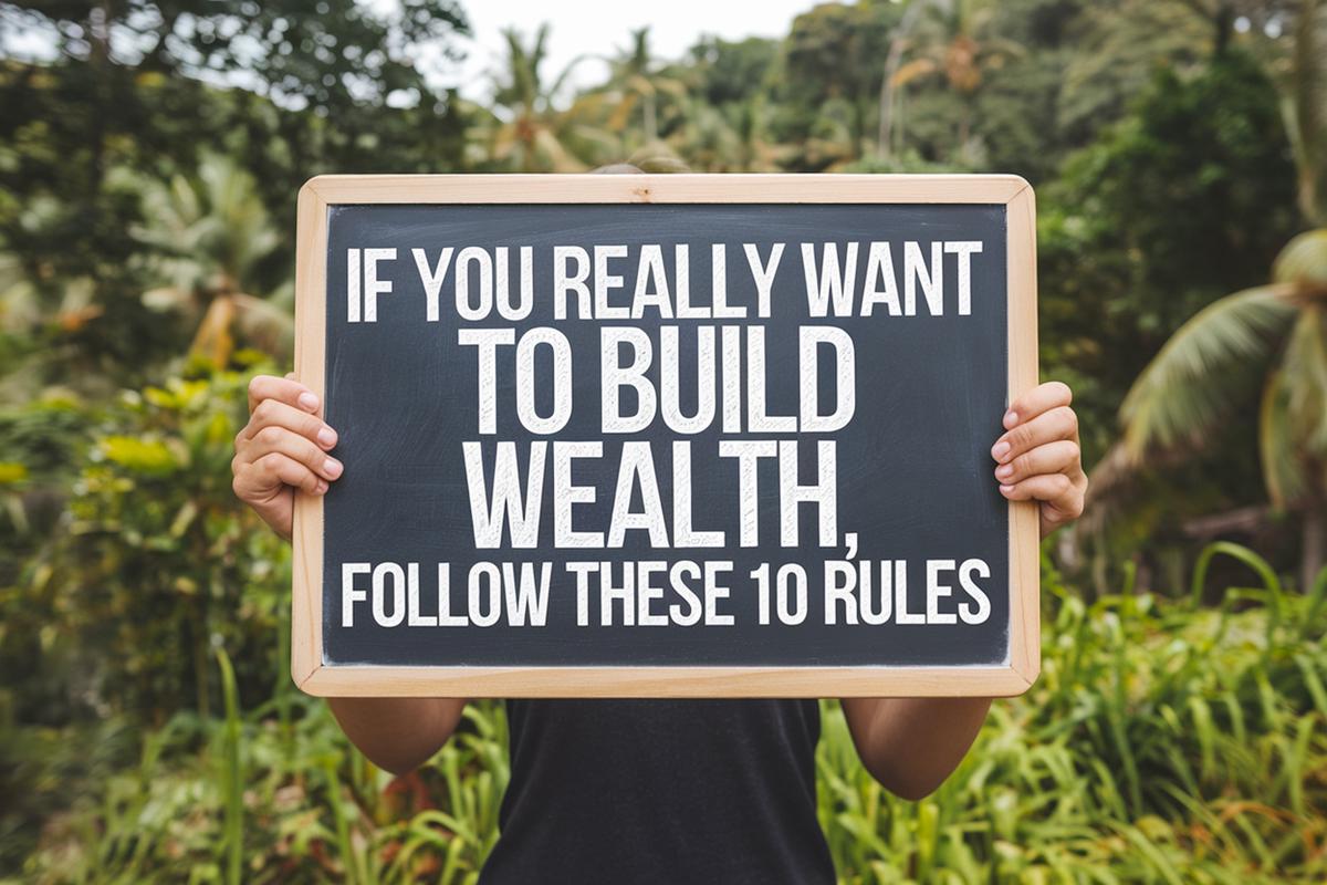 If You Really Want To Build Wealth, Follow These 10 Rules