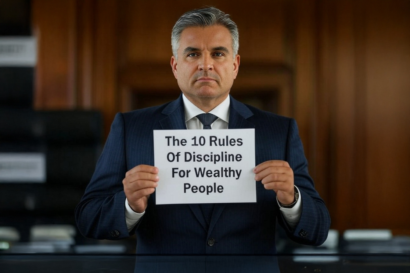 If You Really Want To Develop the Discipline of Wealthy People, Follow These 10 Rules