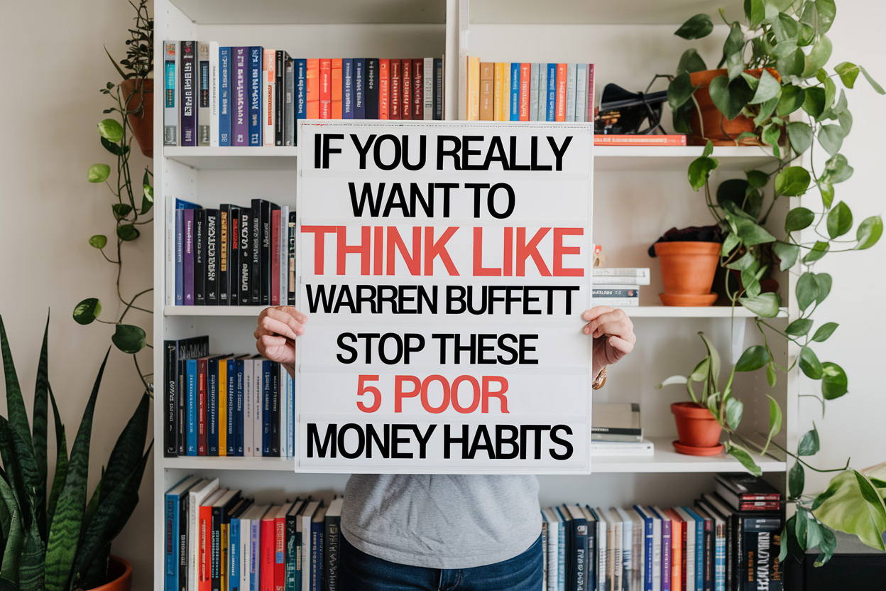 If You Really Want To Think Like Warren Buffett, Stop These 5 Poor Money Habits