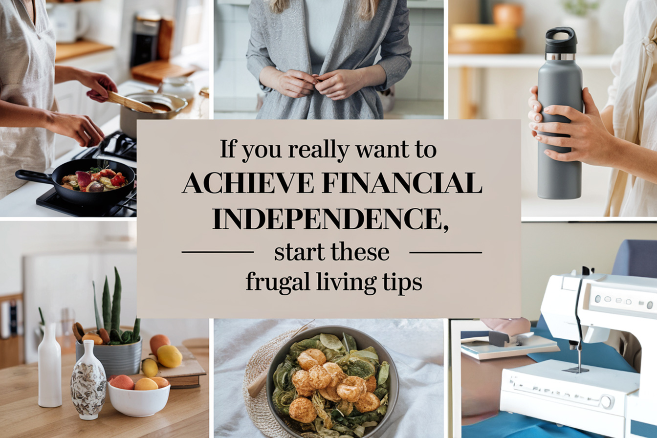 If You Really Want to Achieve Financial Independence, Start These Frugally Living Tips