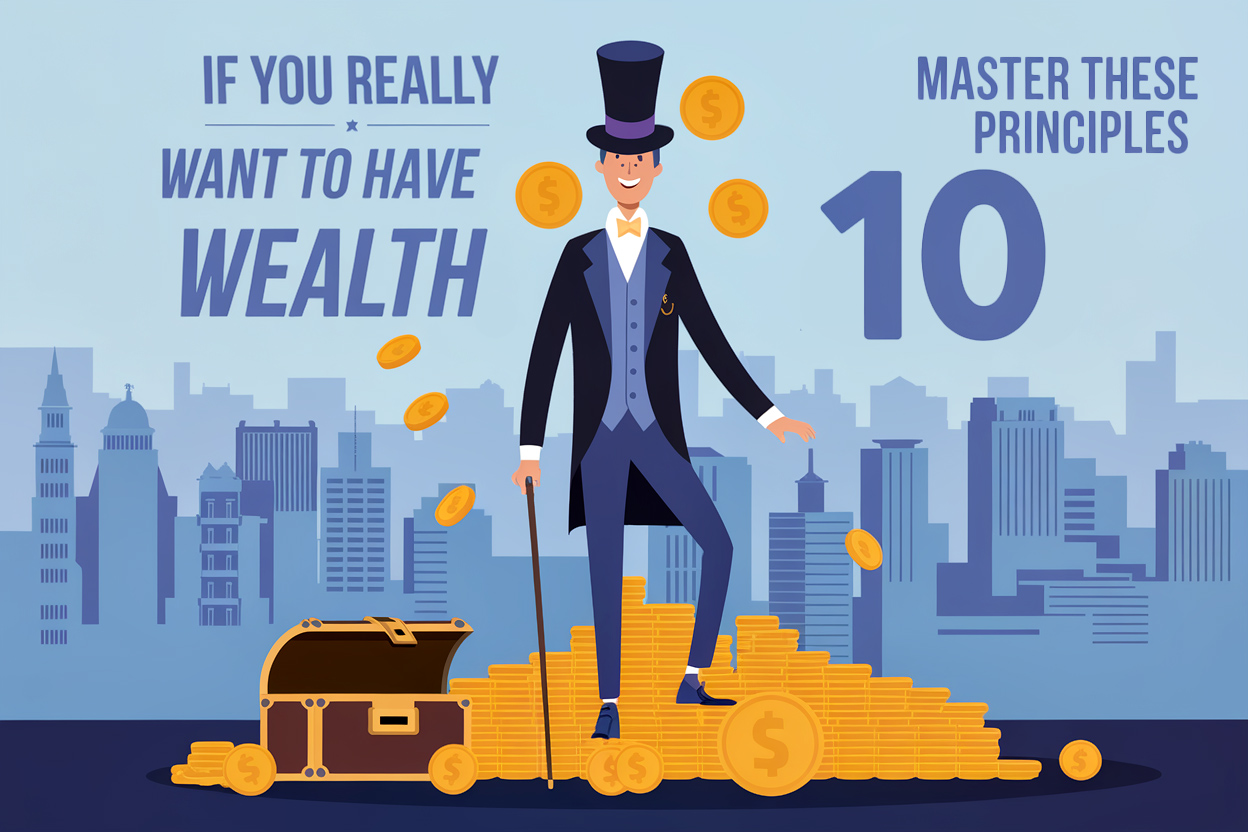 If you really want to have wealth master these 10 principles