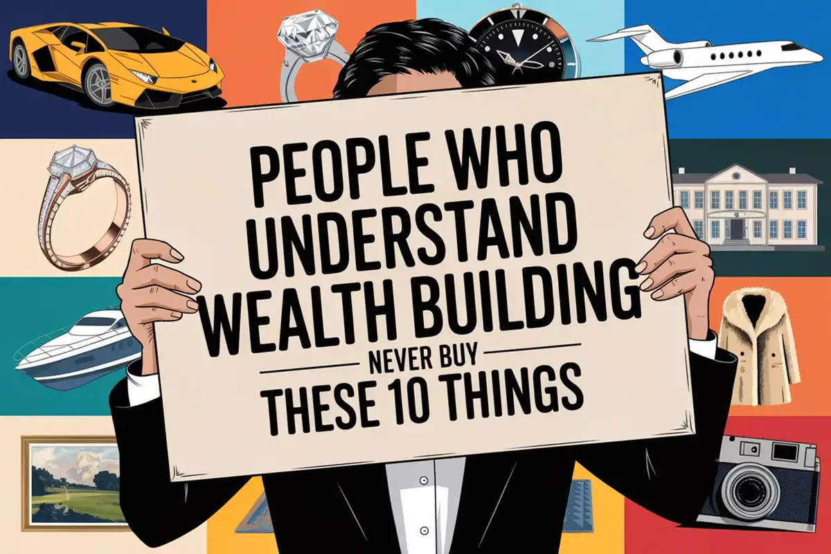 People Who Understand Wealth Building Never Buy These 10 Things