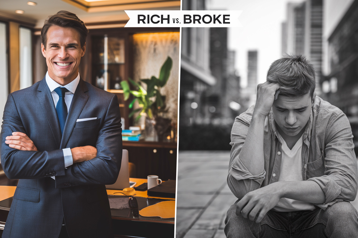 The 5 Big Differences Between Rich and Broke People's Mindsets