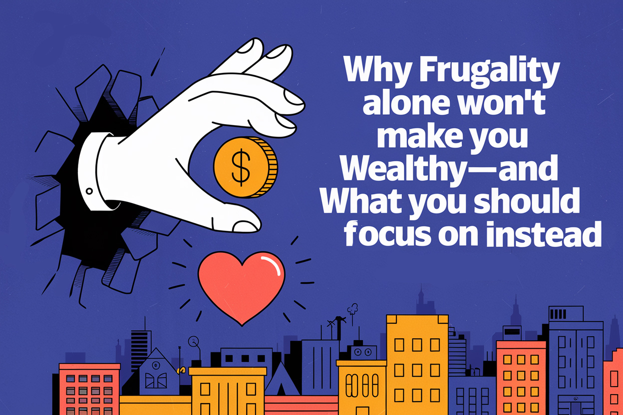 Why Frugality Alone Won’t Make You Wealthy—And What You Should Focus on Instead