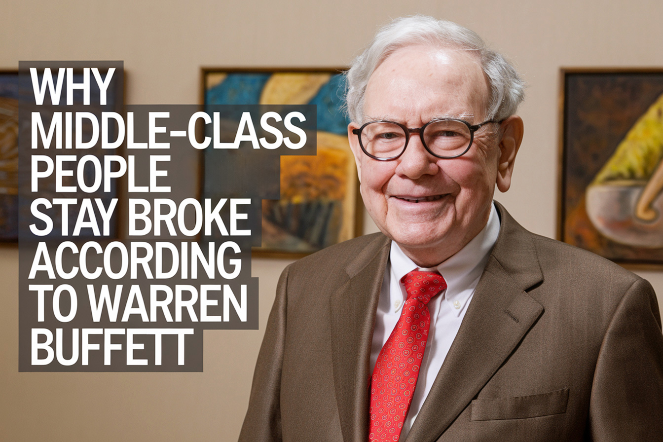 Why Middle-Class People Stay Broke According to Warren Buffett