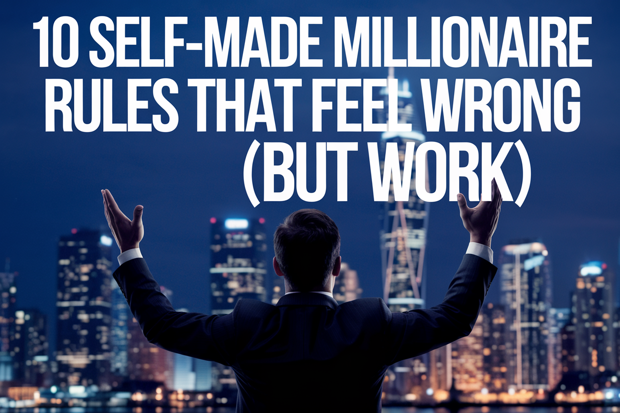 10 Self-Made Millionaire Rules That Feel Wrong (But Work)