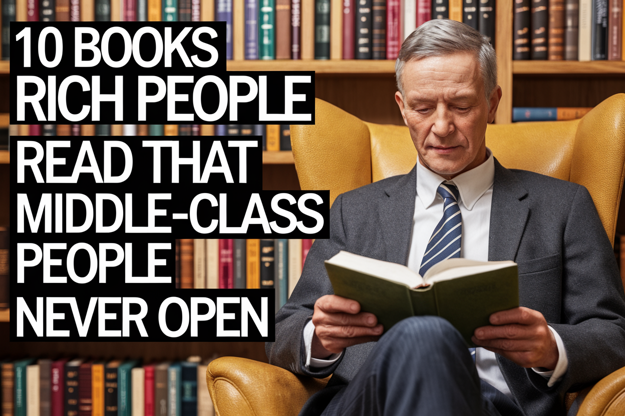 10 Books Rich People Read That Middle-Class People Never Open