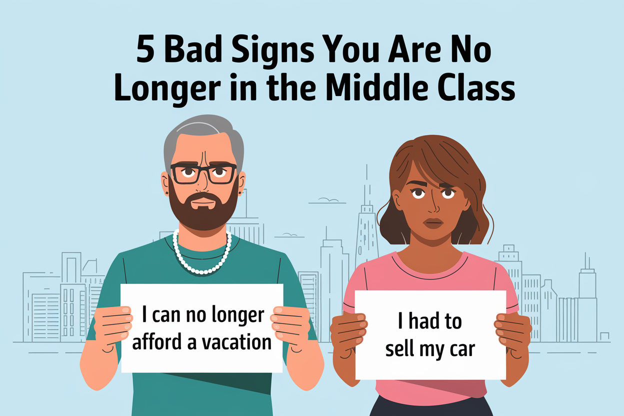 5 Bad Signs You Are No Longer In the Middle Class