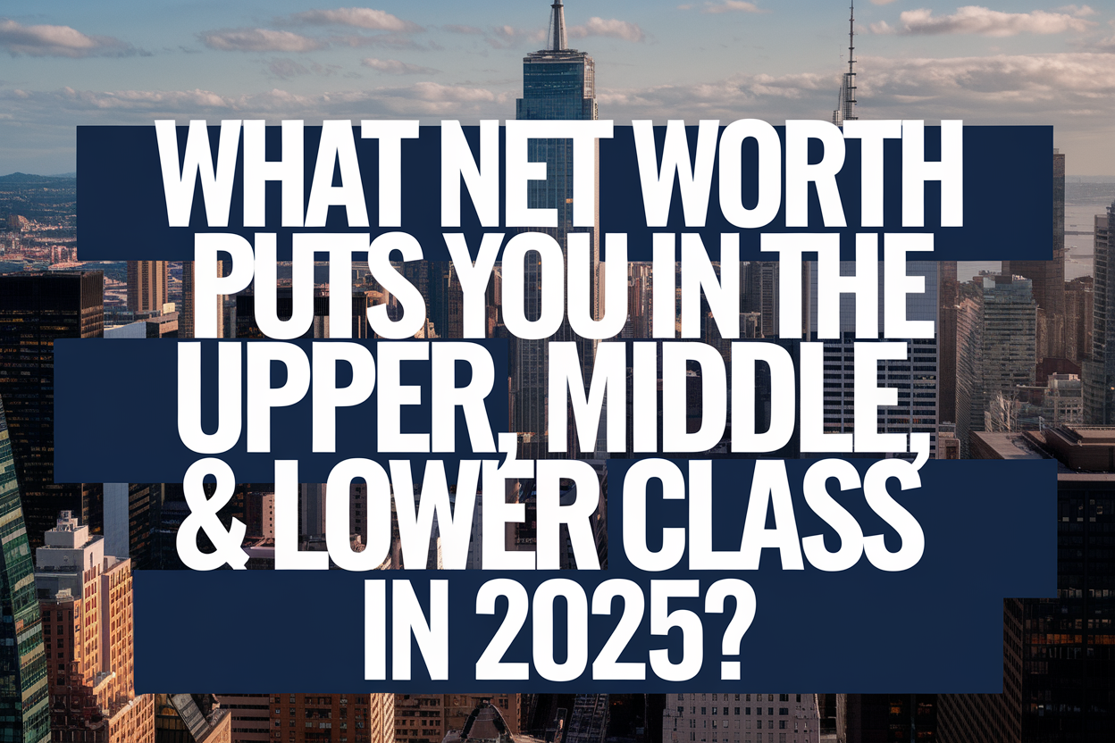 What Net Worth Puts You in the Upper, Middle, &#038; Lower Class in 2025?