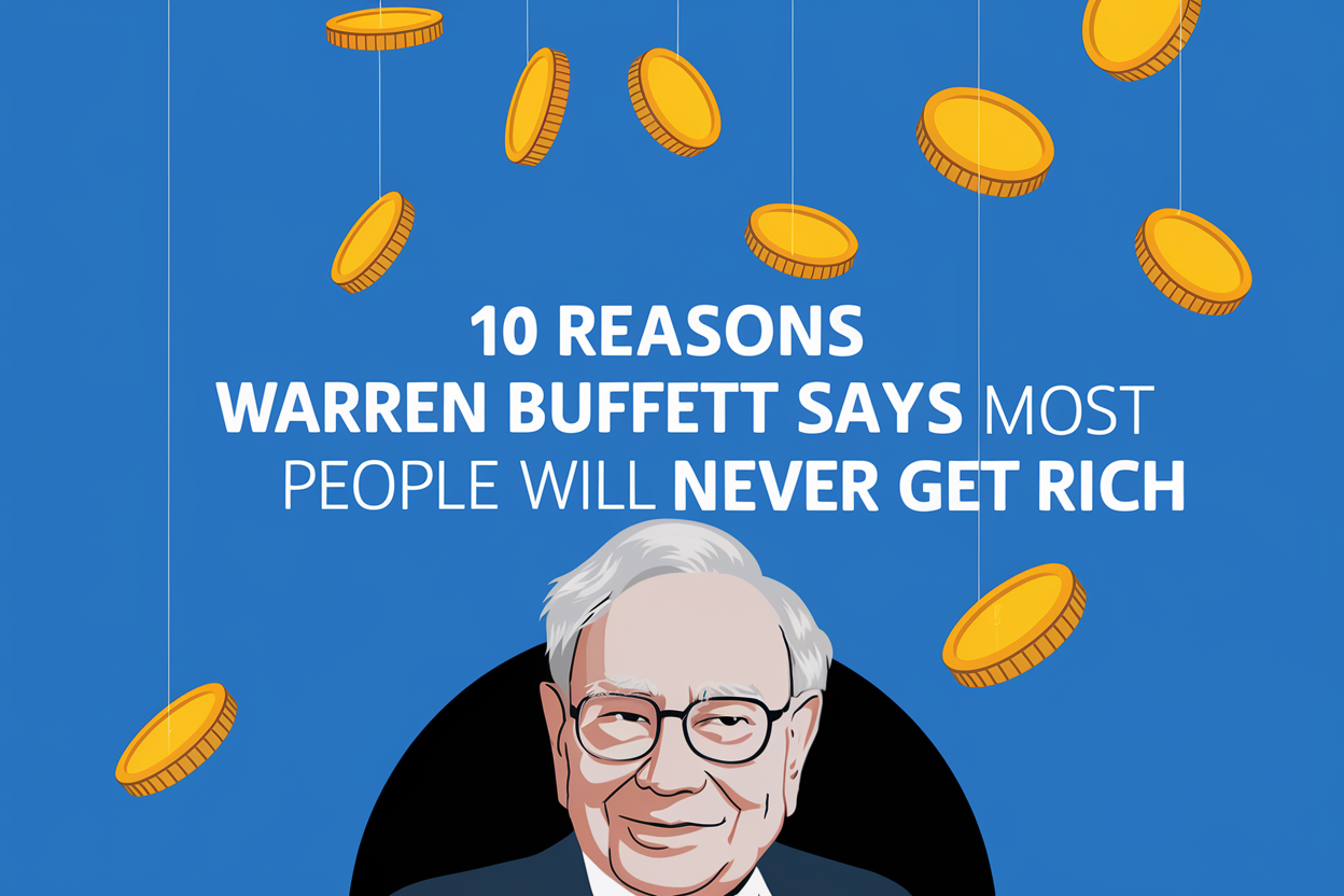 10 Reasons Most People Will Never Get Rich, According to Warren Buffett