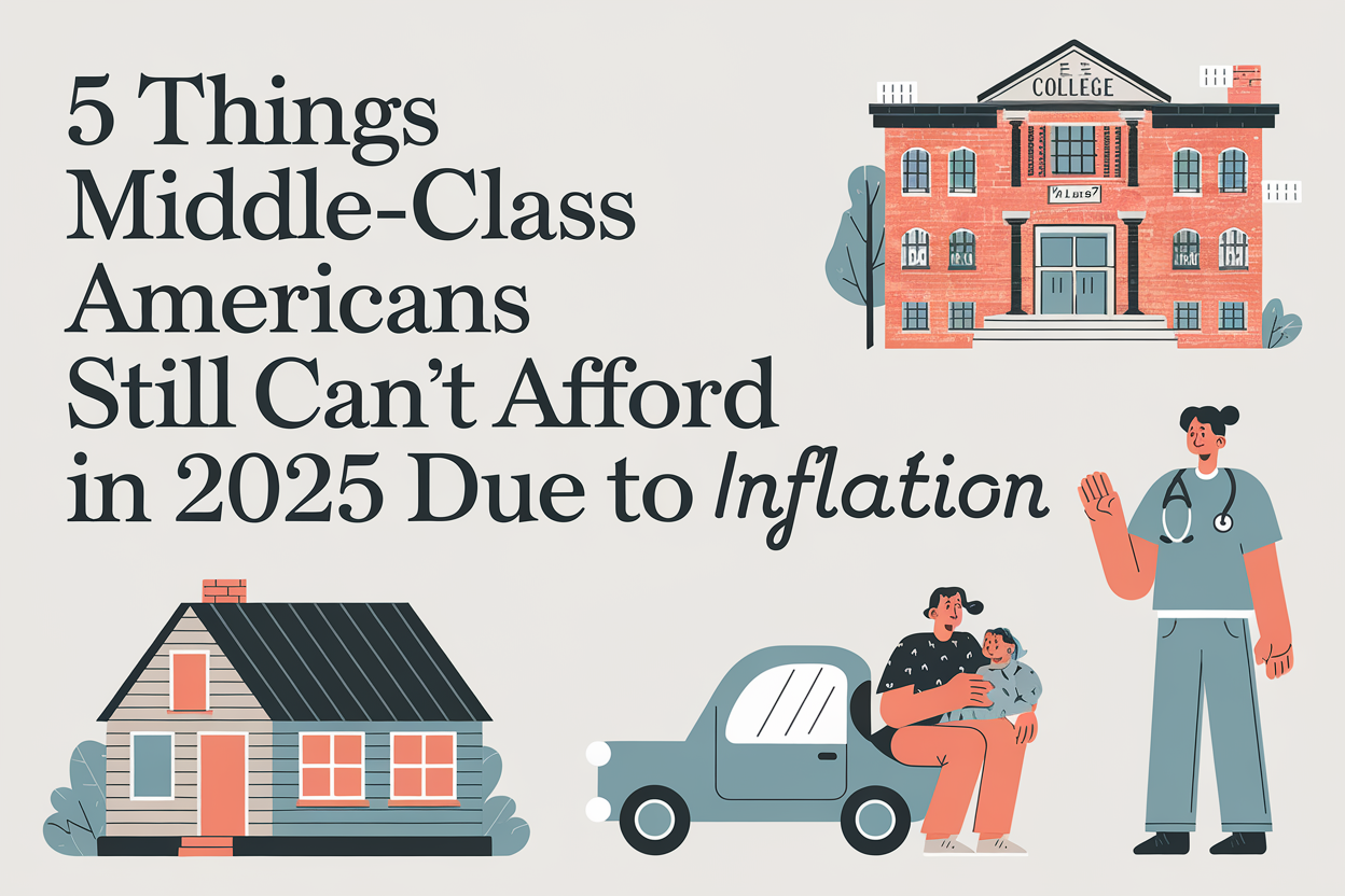 5 Things Middle-Class Americans Still Can’t Afford in 2025 Due to Inflation