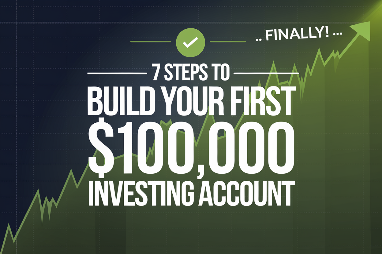 If You Really Want to Build Your First $100K Account, Follow These 7 Investing Rules