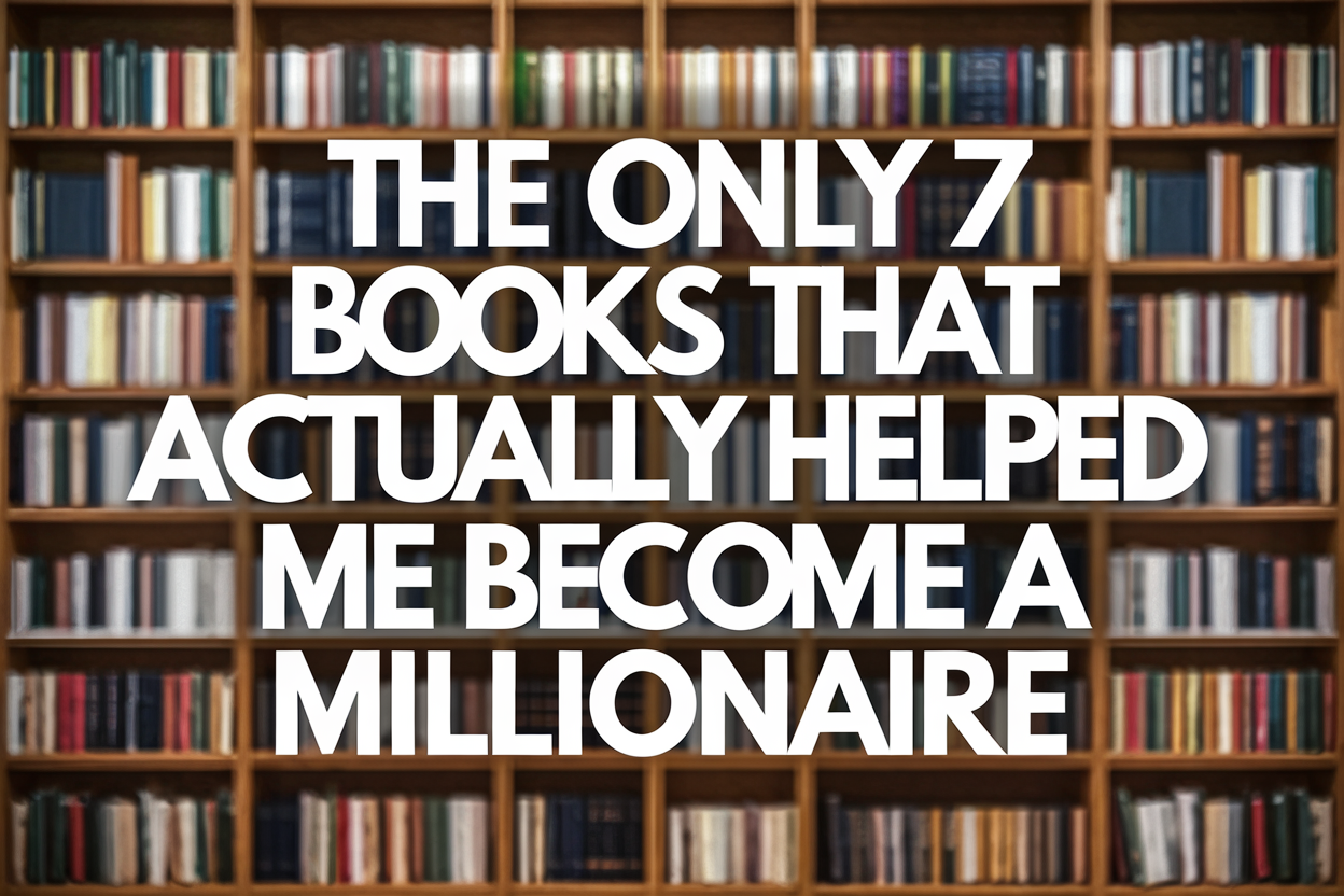 The Only 7 Books That Actually Helped Me Become a Millionaire